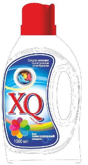 Средство гелеобразное для стирки "XQ" для повседневной стирки, 1л