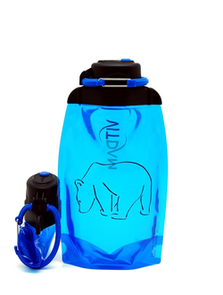 Складная бутылка для воды арт. B050BLS-1301 с рисунком