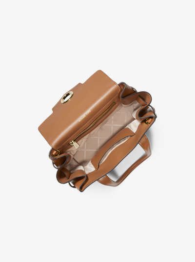 Сумка сэтчел женская Michael Kors Carmen Small коричневая