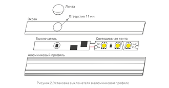 ИК-выключатель Arlight SMART-MOTION (12-24V, 1х3А, 50x11mm)