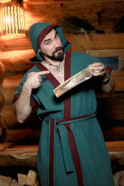 Кимано-халат из крапивы  Дар Мастера