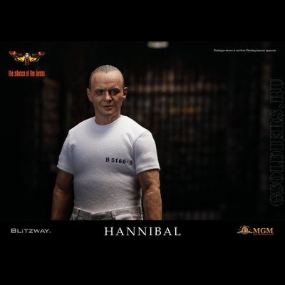 Ганнибал Лектер - Коллекционная фигурка 1/6 Hannibal Lecter White Prison Uniform ver. Sixth Scale Collectible Figure (BW-UMS10301) - BLITZWAY