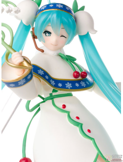 Фигурка фигма Мику Хацунэ (figma Hatsune Miku Snow 2015, Snow Bell Ver.)