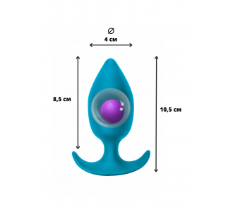 8011-03 ПРОБКА СО СМЕЩЕННЫМ ЦЕНТРОМ ТЯЖЕСТИ SPICE IT UP INSATIABLE AQUAMARINE