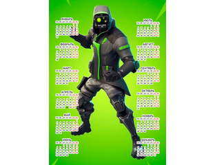 Купить календарь настенный Fortnite, Фортнайт №21 в интернет магазине ...