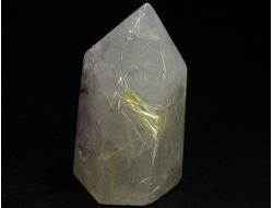 Кварц с рутилом (рутиловый), кристалл полированный, Бразилия (45*27*21 мм, 43 г) №28744