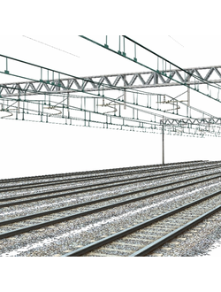 пути Железнодорожные пути 5t 100 m