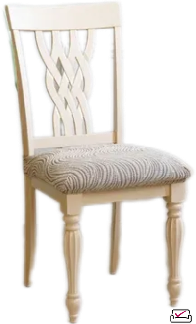 Чехол на сиденье стула Жаккард Волна Серый/2 штуки. Россия