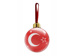 Новогодний ёлочный шар Турция