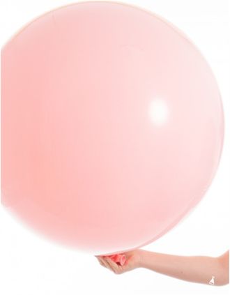 шар гигант (розовый) с надписью