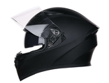 Мотошлем JK SX09 интеграл (шлем) с очками, черный матовый