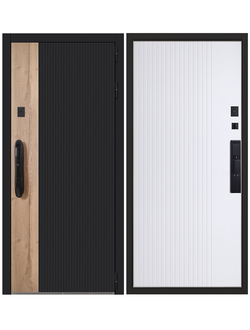 Стальная дверь «Конструктор» с биометрическим замком