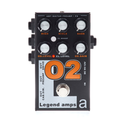 AMT O2 - двухканальный гитарный предусилитель (Orange) [без БП]