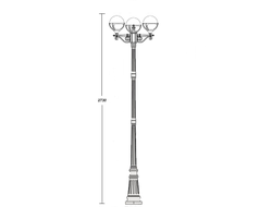 Светильники садово-парковые GENOVA 3