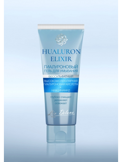 Liv Delano Hyaluron Elixir Гиалуроновый Гель для умывания, 75г