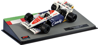 Formula 1 (Формула-1) журнал №6 с моделью TOLEMAN TG184  Айртона Сенны (1984)