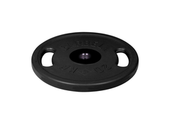 Диск олимпийский чёрный с ручками 51 мм MB BARBELL 20 кг в Воронеже