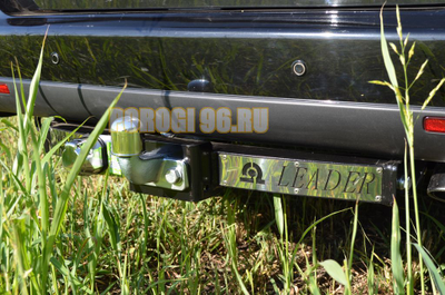 Фаркоп с нержавеющей пластиной Лидер-Плюс для SsangYong Rexton/SsangYong Kyron 2005-2015