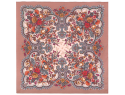 Павловопосадский платок Цветущее лето 1839-4