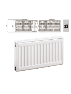 Радиаторы Prado Classic тип 33