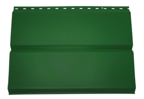 Металлосайдинг "Брус", светло-зеленый (0,45 мм)