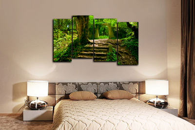 Модульная картина "Сказочное место"