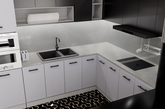 Столешница 3050x600x27 1U 4116 Витрум бежевый матовый