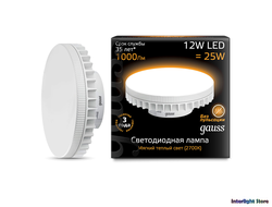 Gauss LED 12w 827/840 GX70