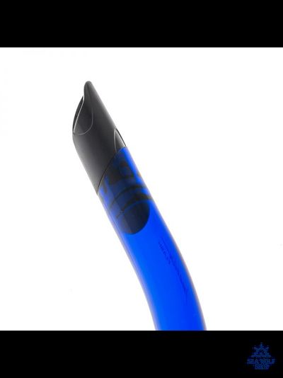 Трубка для дайвинга Marlin FLASH (прямая гофра) BLUE/BLACK