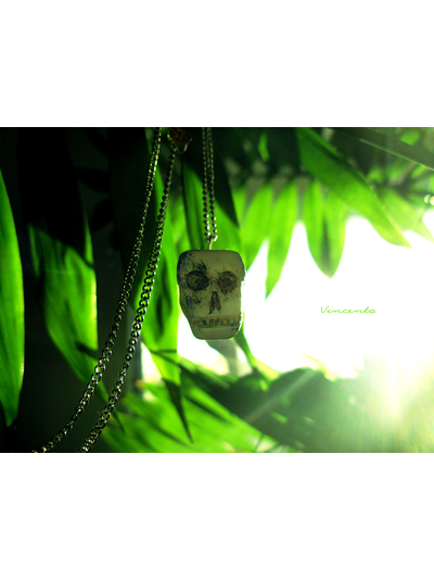 Подвеска &quot;Мексиканский череп&quot; - необычное украшение к Хэллоуину