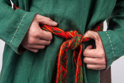 Рубаха мужская льняная удлиненная "Княжеская"