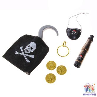 Набор Пирата «Крюк», 7 предметов