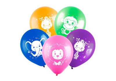 Шары детские со зверятами