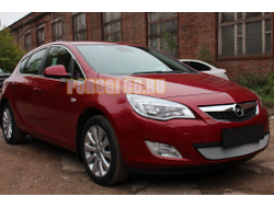 Защита радиатора Opel Astra J 2010-2012 chrome