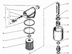Фильтр гидравлический ДВ-1661 5566.00.00.00-01