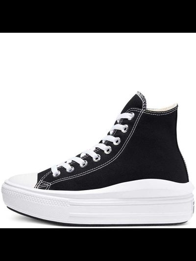 Кеды Converse All Star Move High Top высокие черные на платформе
