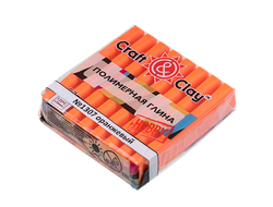 Полимерная глина Craft&Clay цвет № 1307 флуоресцентный оранжевый