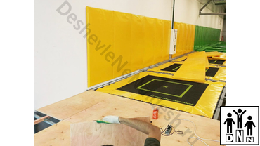 Протекторные маты для батутных центров