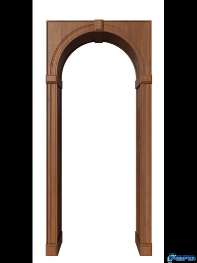 Межкомнатная арка с покрытием ПВХ Борно купить в Челябинске | КВИРТЕК