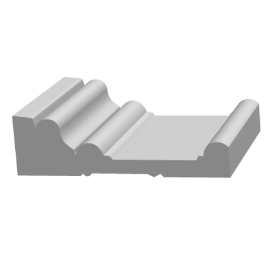 Наличник Ultrawood N 8185 i, архитектурный ЛДФ, грунт под покраску, (2000x89x25 мм).