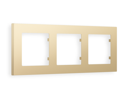 Рамка 3-ая Шампань, коллекция TECHNO - Ambrella Volt - ALFA