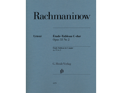 Rachmaninoff, Sergei Etudes-Tableau C-Dur op.33,2 für Klavier