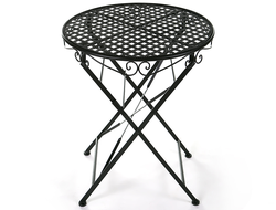 Стол кованый складной Patio (Патио) ЧЕРНЫЙ