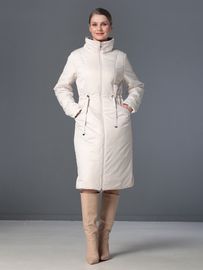 Пальто 25317 слоновая кость