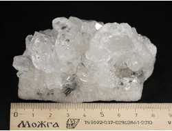 Кварц горный хрусталь, друза, Бразилия (80*58*45 мм, 229 г) №37951