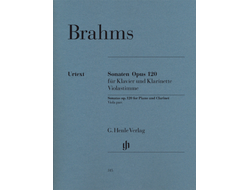 Brahms Sonaten op.120  für Klarinette (Viola part) und Klavier