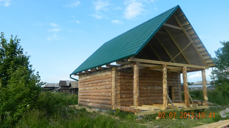 Баня 6*6 с верандой 2*6 (Атиг)
