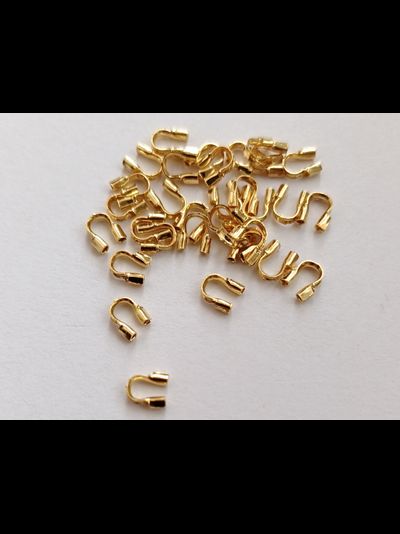 Протектор защиты тросика покрытие Люкс 2 шт/упаковка  цвет золото