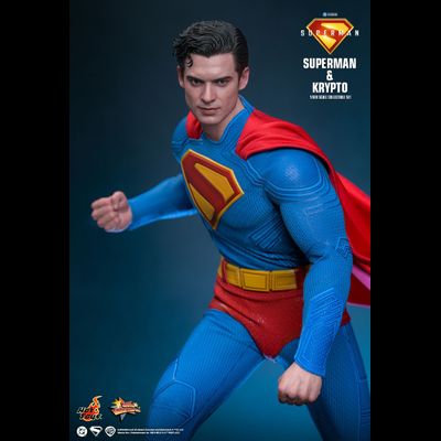 ПРЕДЗАКАЗ - Супермен (Дэвид Коренсвет, "Супермен" 2025 г)  - Коллекционная ФИГУРКА 1/6 Superman &amp; Krypto (MMS812) -  Hot Toys ?ЦЕНА: 39800 РУБ.?