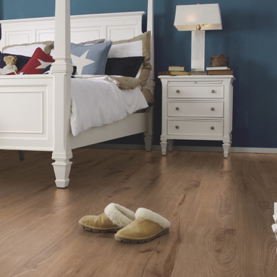 Биополы Wineo PURLINE 1000 wood L Дуб Темно-Коричневый MLP301R в интерьере комнаты